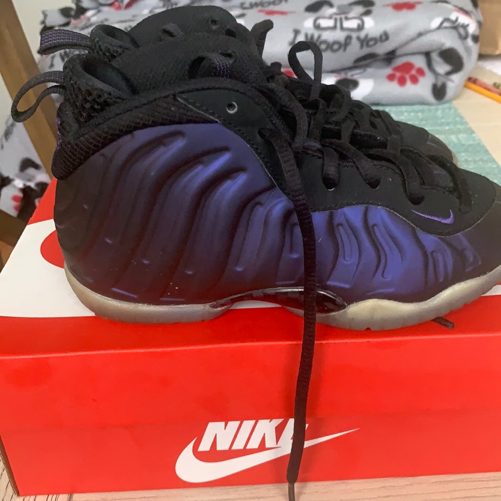Kids Eggplant Nike Foamposites